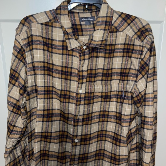 Eddie Bauer Mens Flannel Shirt - Picture 1 of 2
